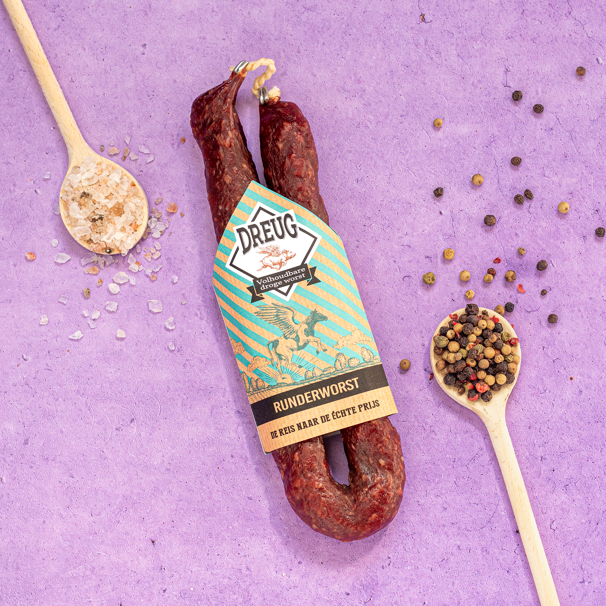 Runderworst Dreug charcuterie uit twente