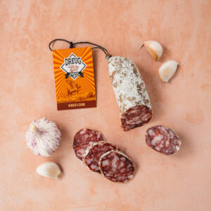 Droge worst Knoflook